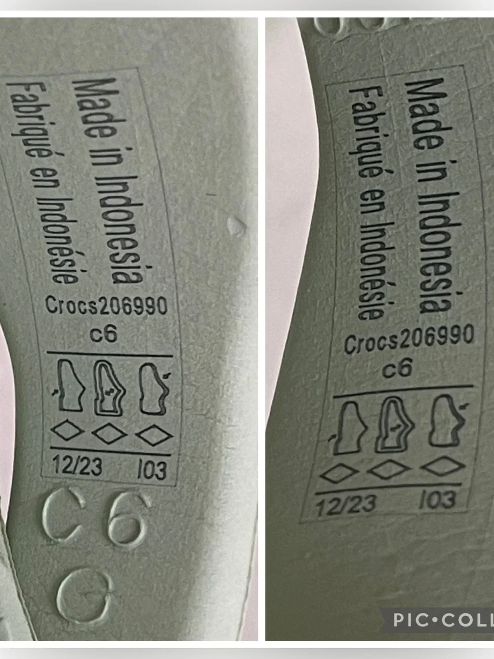 Crocs Classic Clog - Plaster - Celery Green - Size 6 Style Number 206990